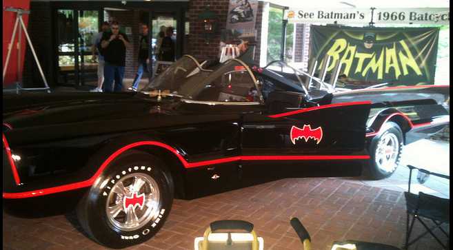 Old School Batmobile Monster Mania