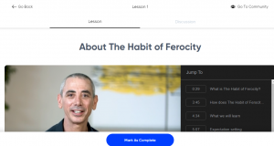 Go On A Bad Habit Diet For 30 Days 2 The Habit of Ferocity Course